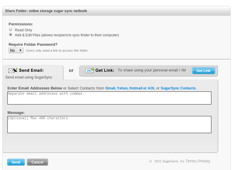 SugarSync - WebClient - Sharing SugarSync - WebClient - Sharing
