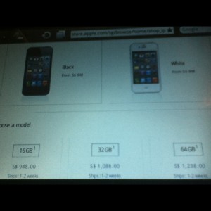 iPhone 4S Pricing in Brunei